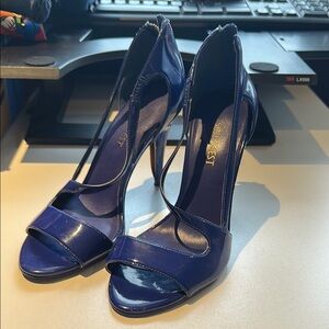 Elegant Blue High Heels